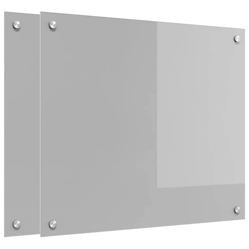 Virtuvės atbraila 2 pcs Šviesiai pilka 70 x 60 cm