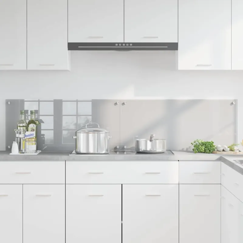 Virtuvės atbraila 2 pcs Šviesiai pilka 90 x 40 cm