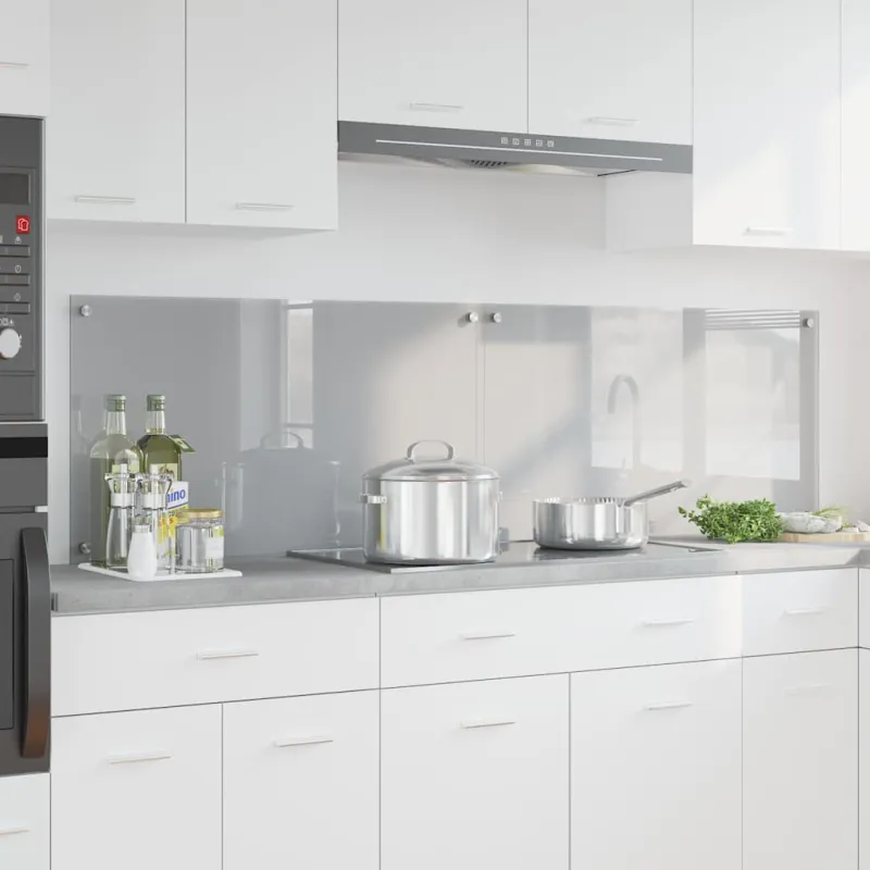 Virtuvės atbraila 2 pcs Šviesiai pilka 90 x 50 cm