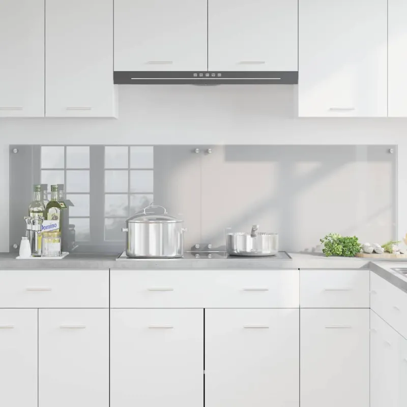 Virtuvės atbraila 2 pcs Šviesiai pilka 90 x 50 cm