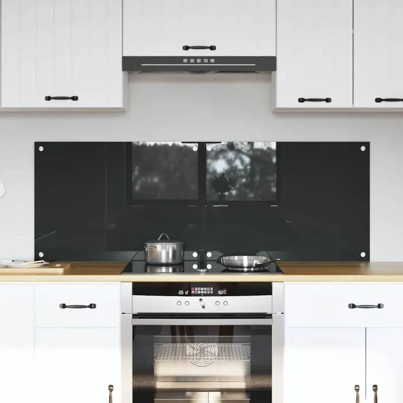 Virtuvės atbraila 2 pcs Tamsiai pilka 70 x 50 cm