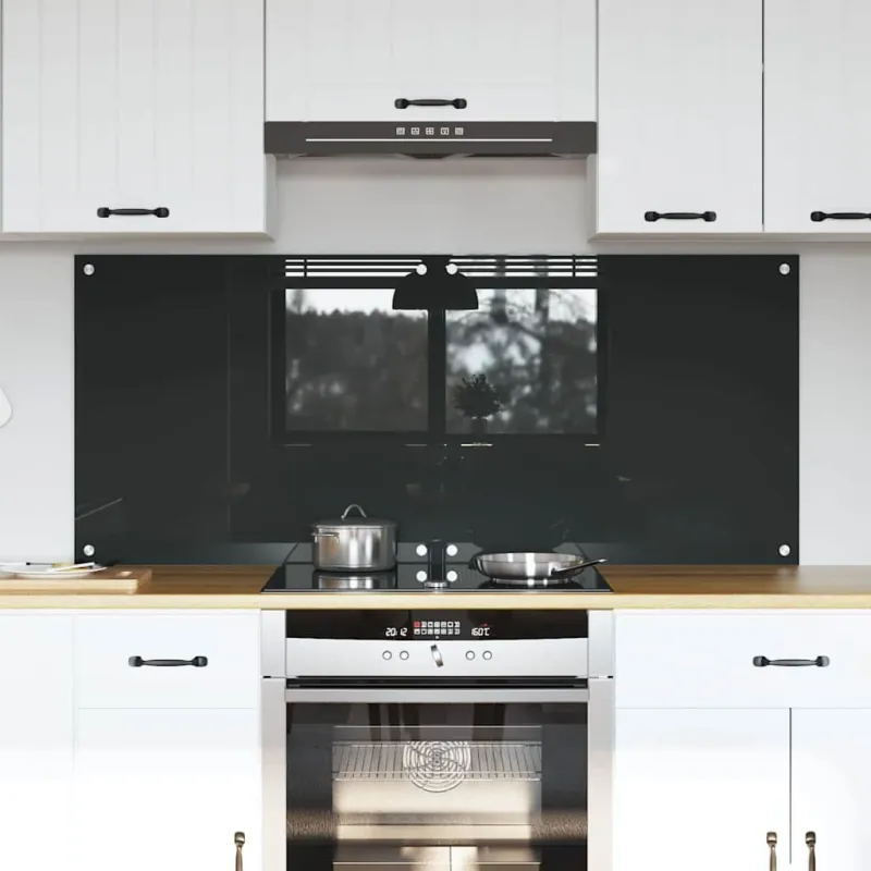 Virtuvės atbraila 2 pcs Tamsiai pilka 70 x 60 cm