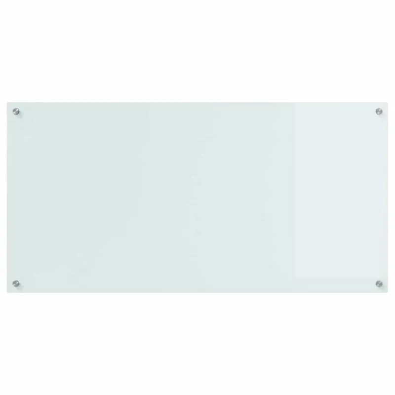 Virtuvės atbraila 2 pcs Balta 120 x 60 cm grūdintas stiklas