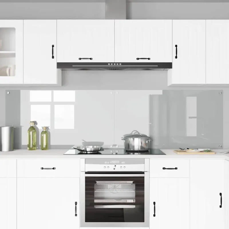 Virtuvės atbraila 2 pcs Skaidrus 110 x 60 cm grūdintas stiklas