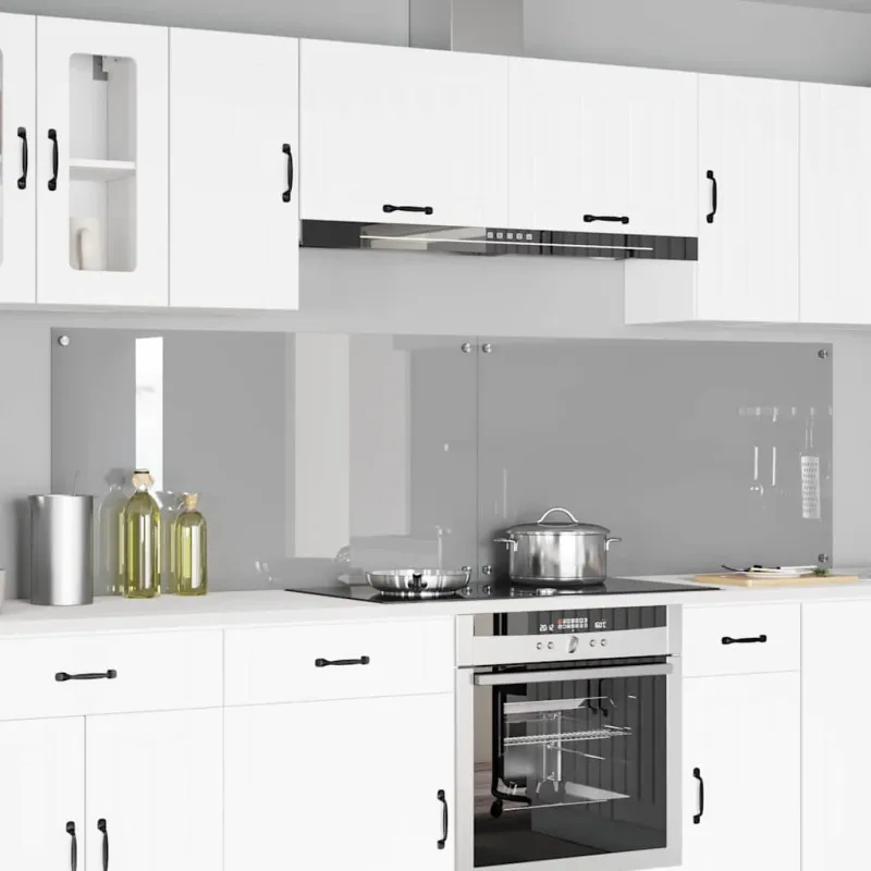 Virtuvės atbraila 2 pcs Šviesiai pilka 110 x 60 cm