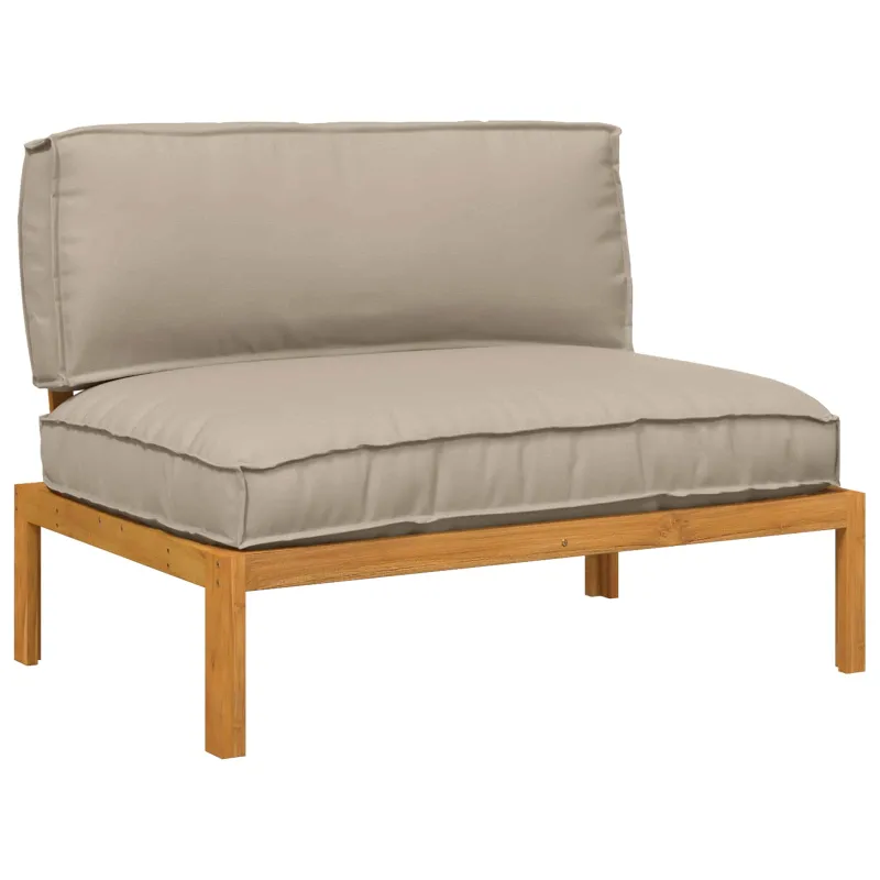 Sofos komplektas Taupe 120 x 92 x 69 cm Kietos akacijos mediena