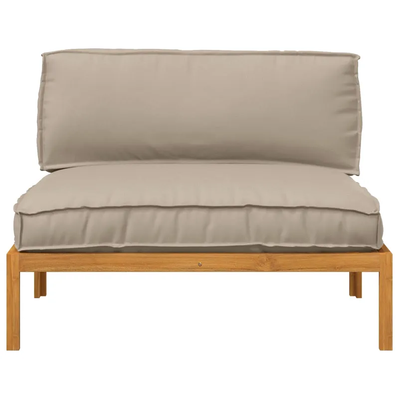 Sofos komplektas Taupe 120 x 92 x 69 cm Kietos akacijos mediena