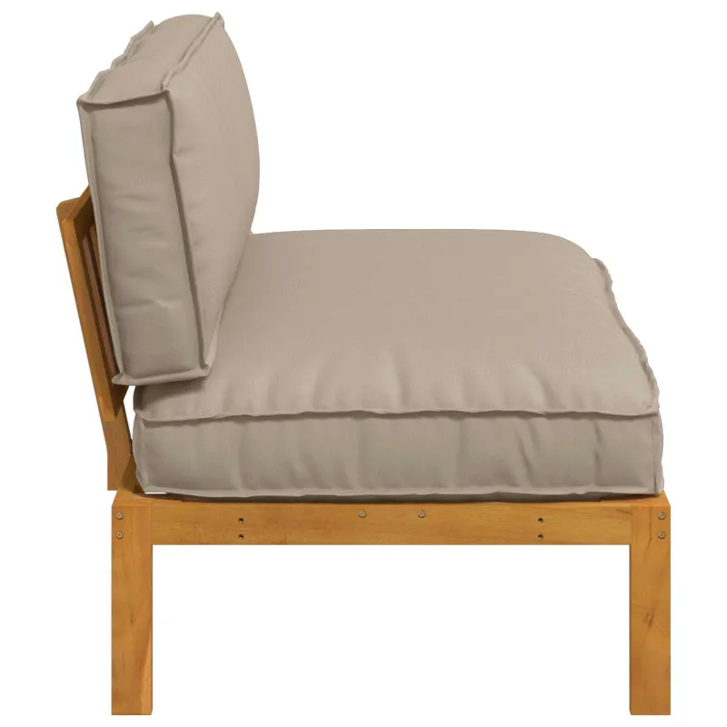 Sofos komplektas Taupe 120 x 92 x 69 cm Kietos akacijos mediena
