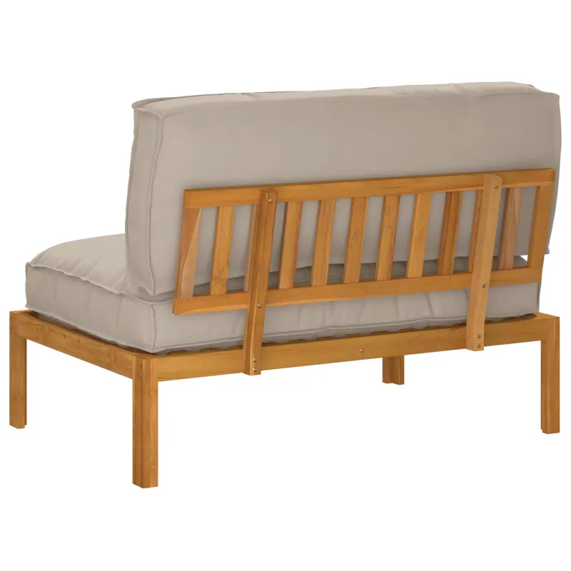 Sofos komplektas Taupe 120 x 92 x 69 cm Kietos akacijos mediena