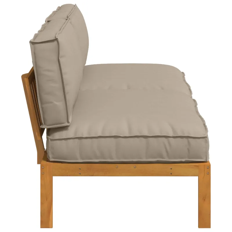 Sofos komplektas Taupe 240 x 92 x 69 cm Kietos akacijos mediena