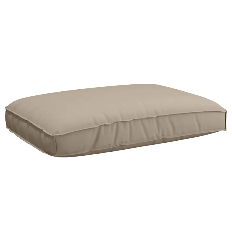 Sofos komplektas su pagalve 4 pcs Taupe Kietos akacijos mediena