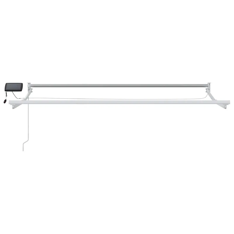 Rankinė ištraukiama markizė su LED Baltas 3 x 2 m