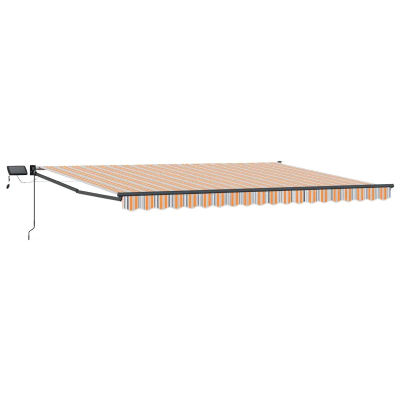 Rankinė ištraukiama markizė su LED 5 x 3 m
