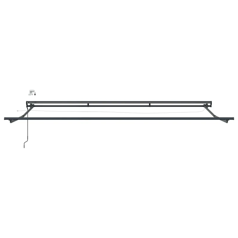 Elektrinė ištraukiama pavėsinė 4 x 2 m Poliesteris su PU danga