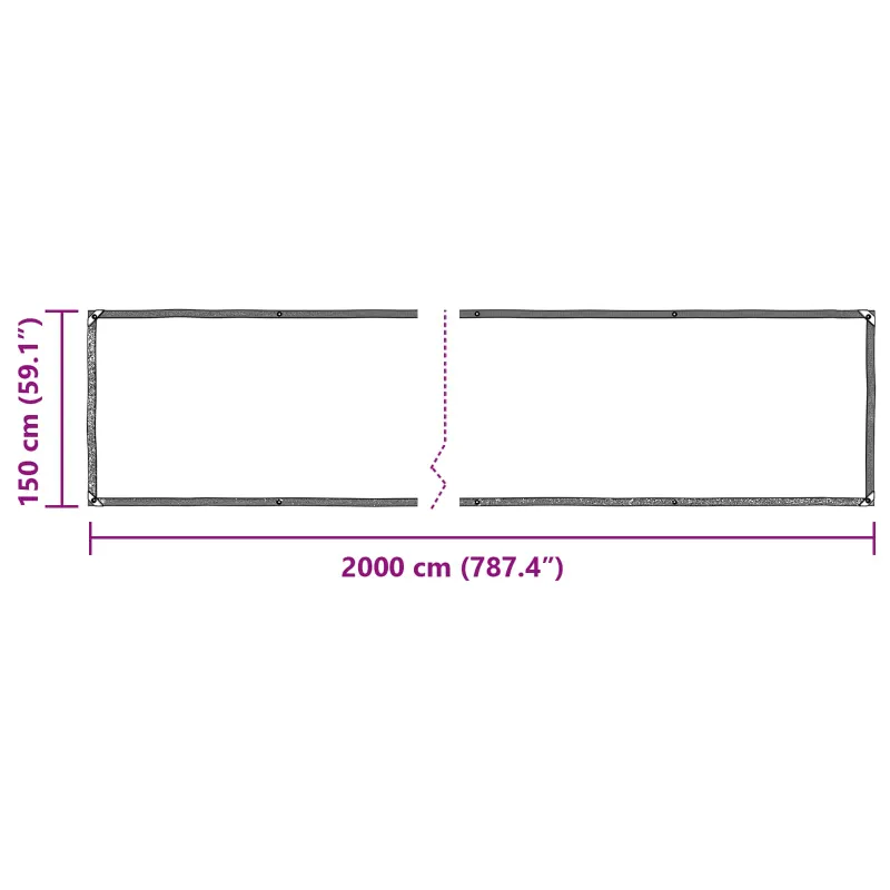 Augalų uždangalas Skaidrus 20 x 1,5 m PE