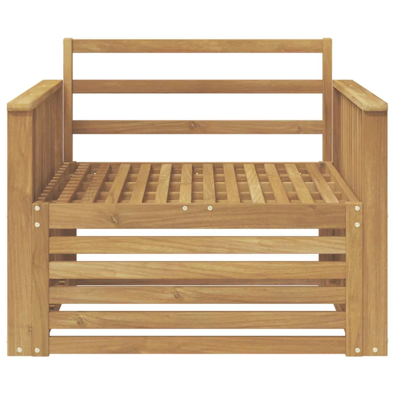 Lauko sofa Kietos akacijos mediena Balta