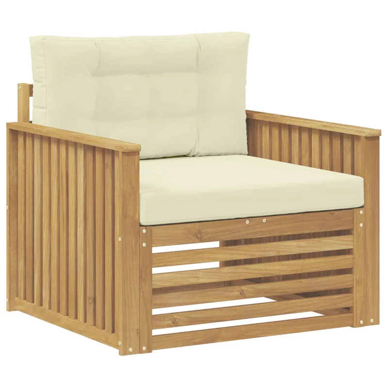 Lauko sofa Poliesteris Balta