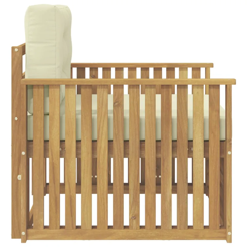 Lauko sofa Poliesteris Balta