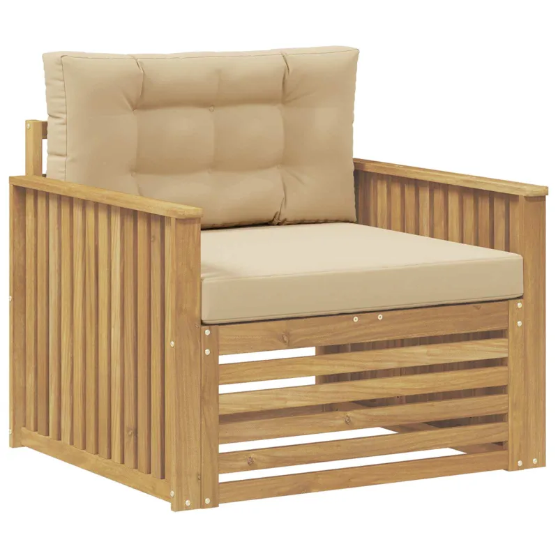 Lauko sofa Poliesteris Balta