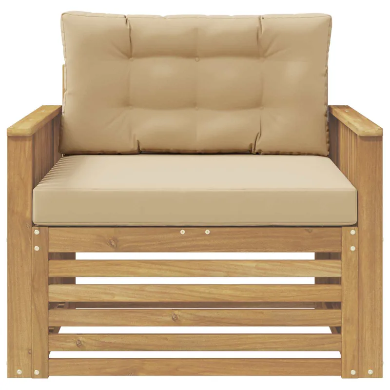 Lauko sofa Poliesteris Balta