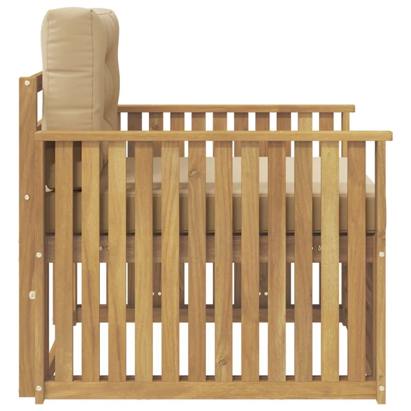 Lauko sofa Poliesteris Balta