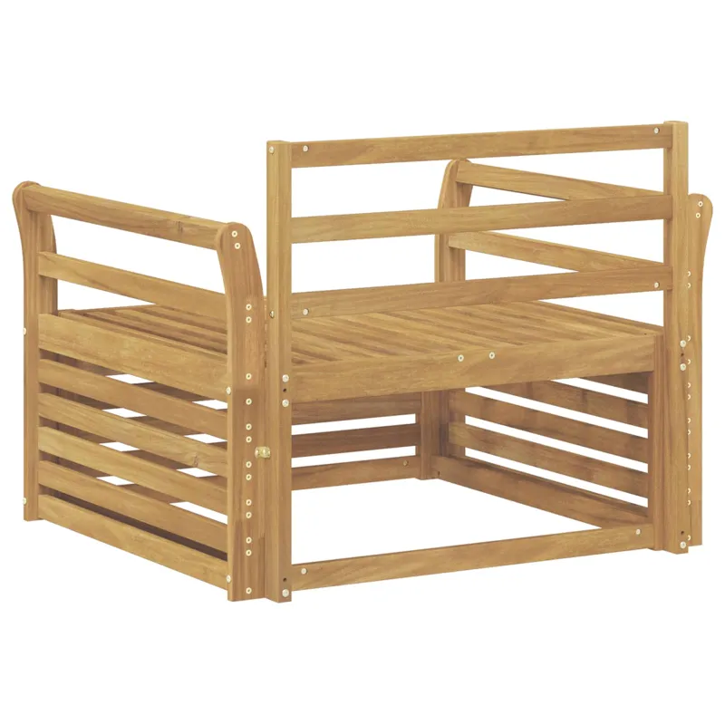 Lauko sofa Kietos akacijos mediena Balta