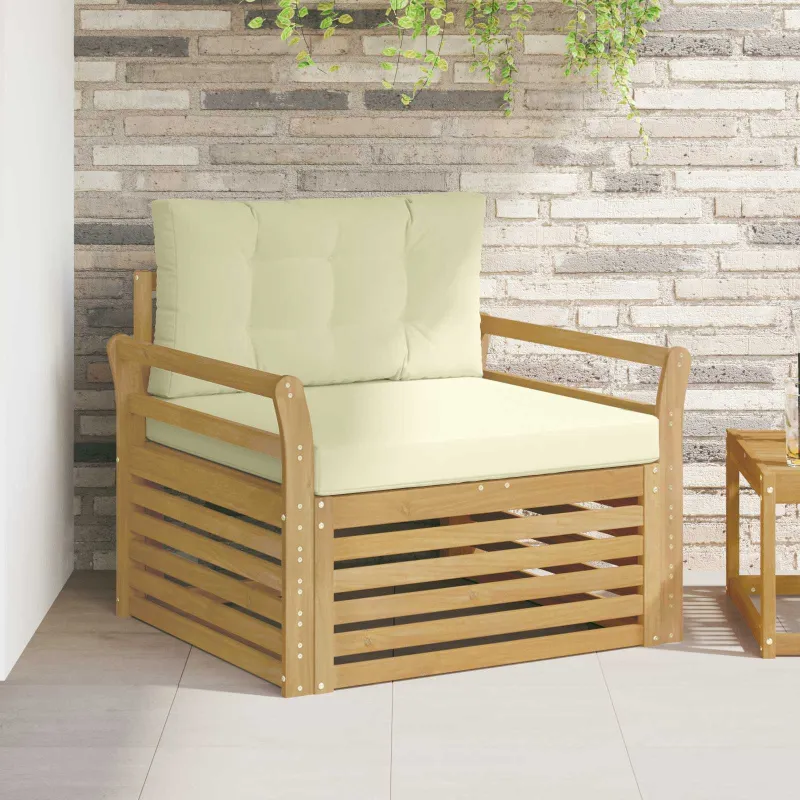 Lauko sofa Poliesteris Balta