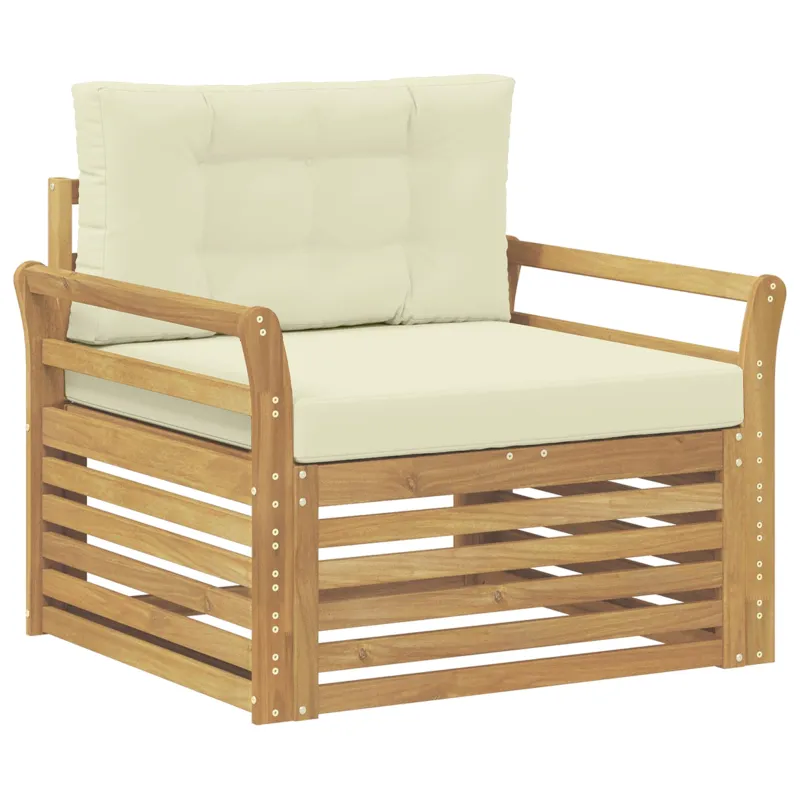 Lauko sofa Poliesteris Balta