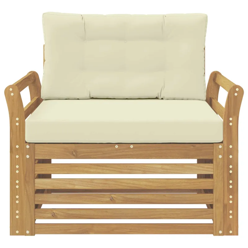 Lauko sofa Poliesteris Balta