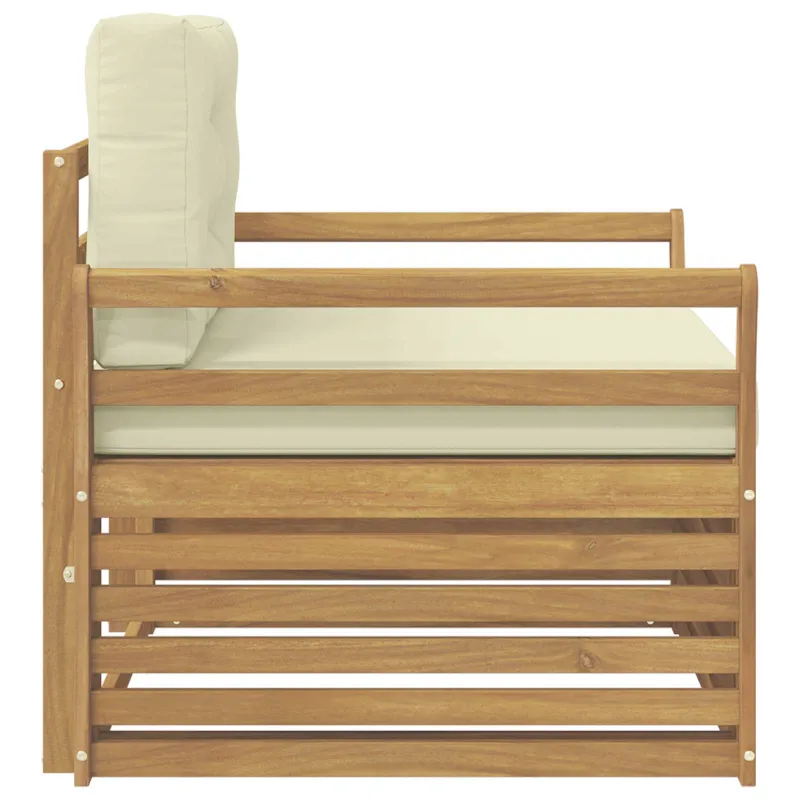 Lauko sofa Poliesteris Balta