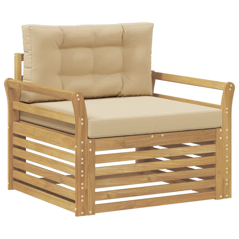 Lauko sofa Poliesteris Balta