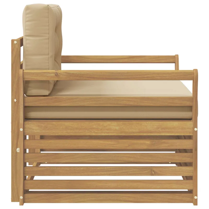 Lauko sofa Poliesteris Balta