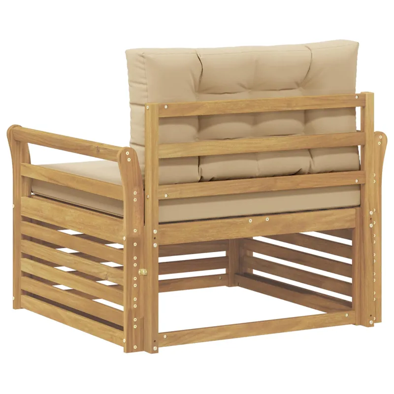 Lauko sofa Poliesteris Balta