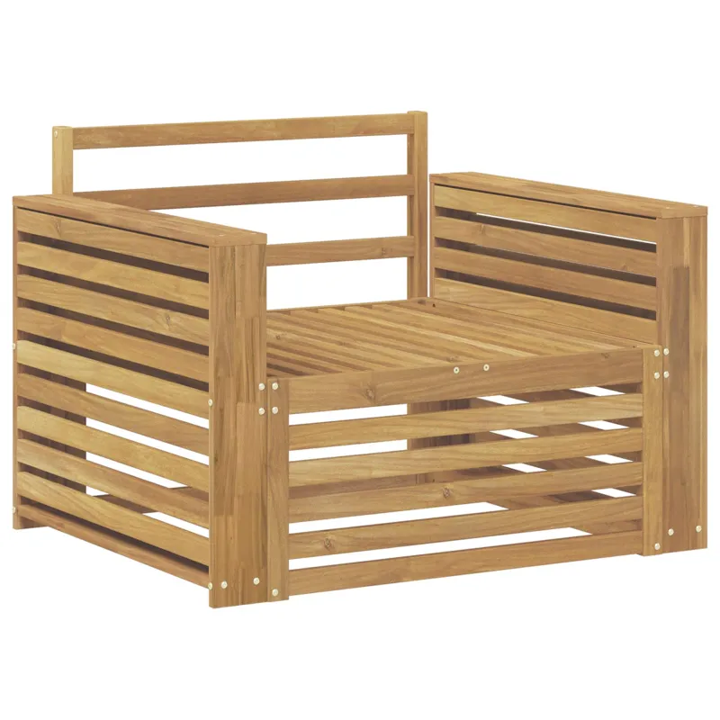 Lauko sofa Kietos akacijos mediena Balta