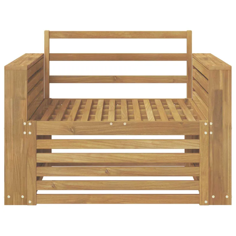 Lauko sofa Kietos akacijos mediena Balta