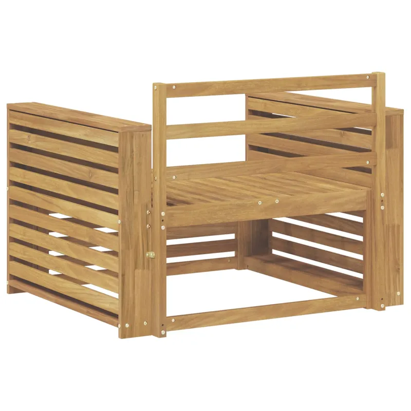 Lauko sofa Kietos akacijos mediena Balta