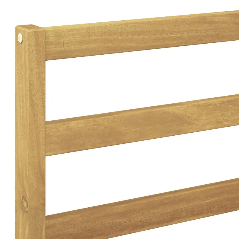 Lauko sofa Kietos akacijos mediena Balta