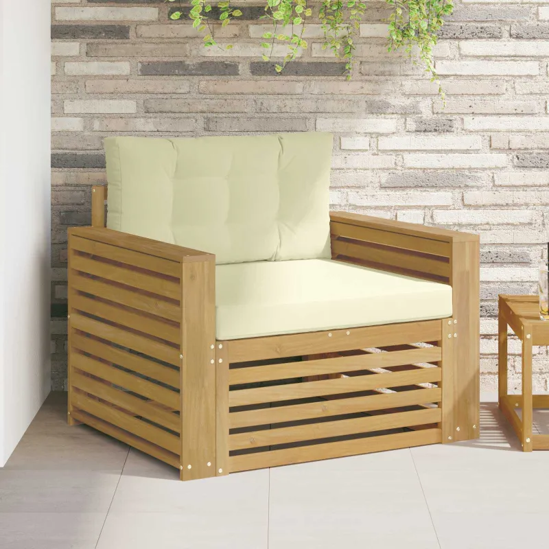 Lauko sofa Poliesteris Balta