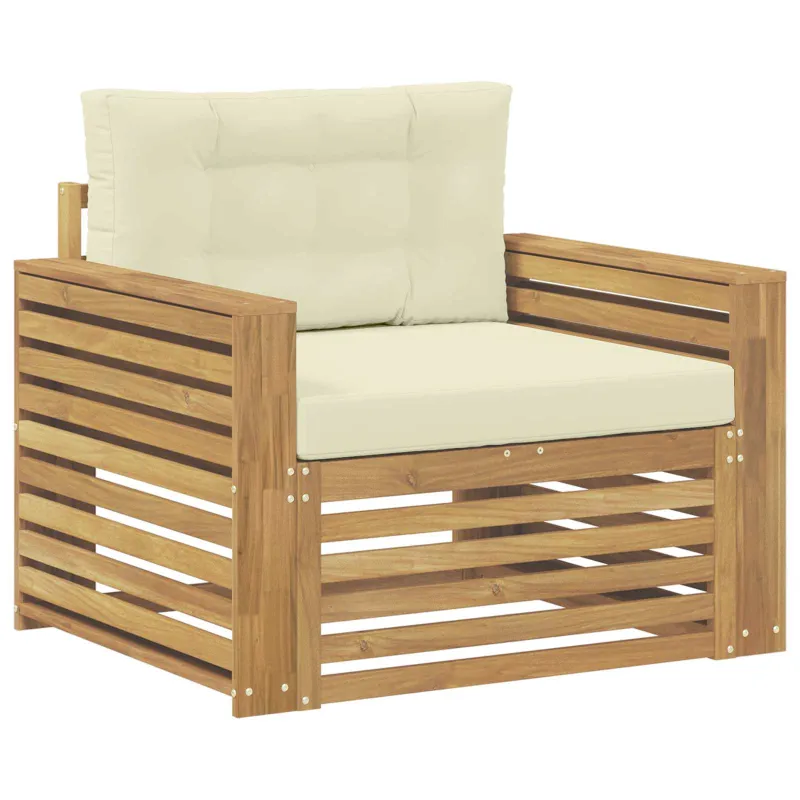 Lauko sofa Poliesteris Balta