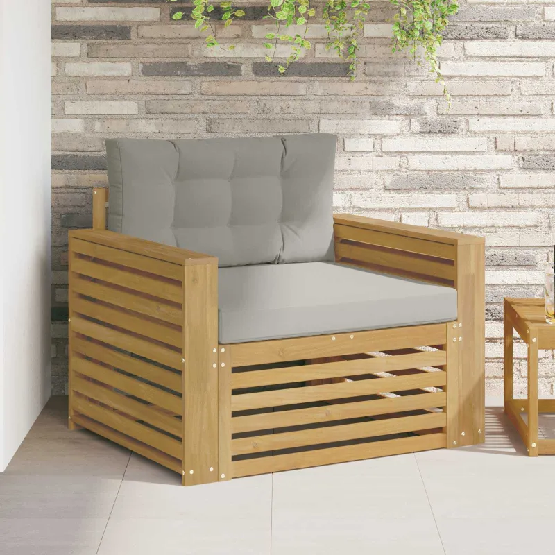 Lauko sofa Poliesteris Balta