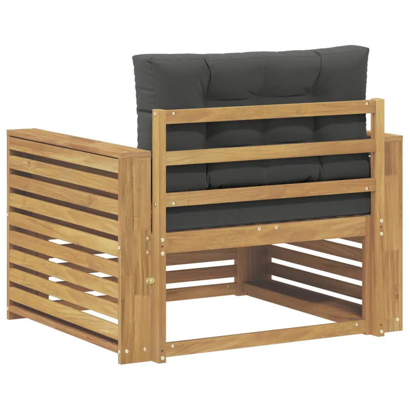 Lauko sofa Poliesteris Balta ir antracito