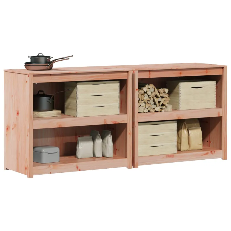 Lauko virtuvės spintelė MEPPEL 2 pcs Natūrali Douglas