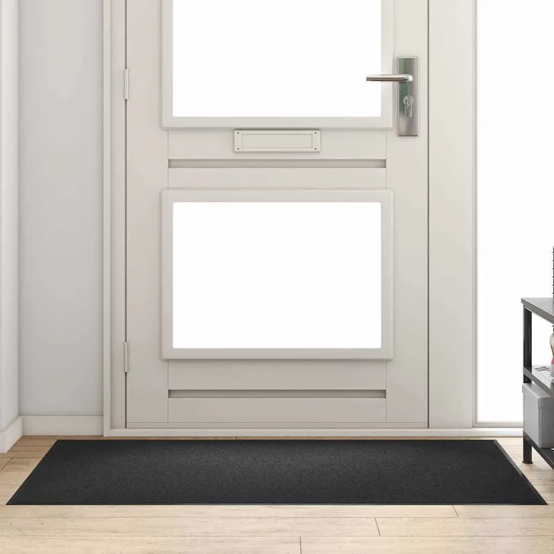Durų kilimėlis Juoda 90 x 150 cm 100% poliamidas