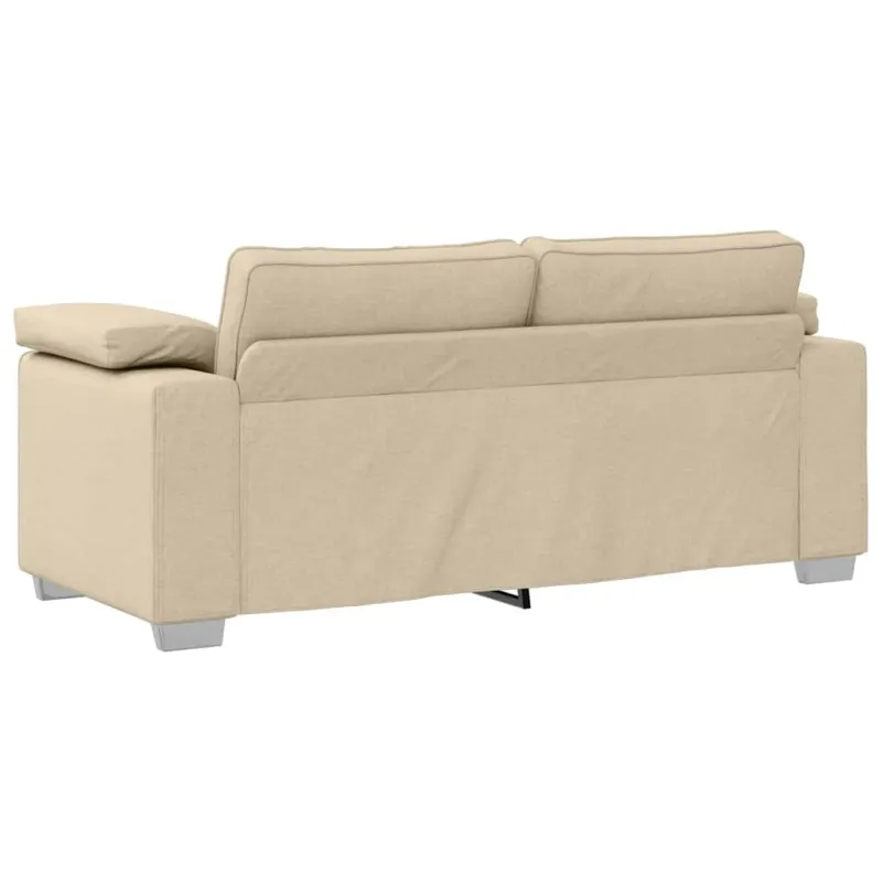 Dvivietė sofa Kreminė 180 cm audinys