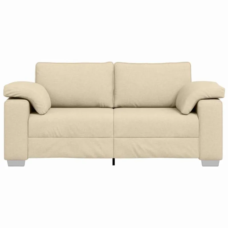 Dvivietė sofa Kreminė 180 cm audinys