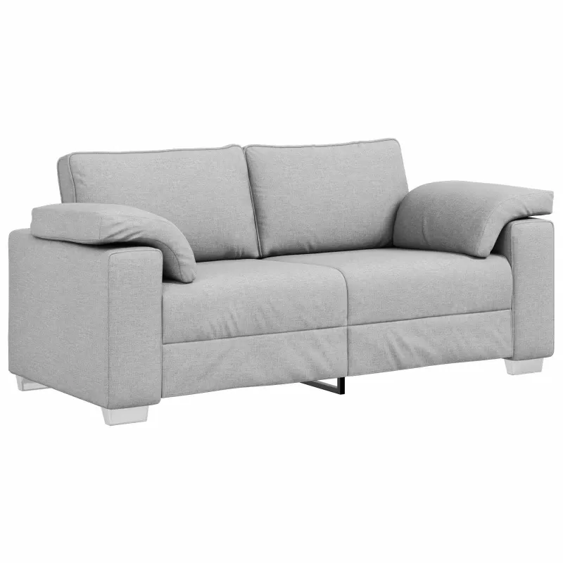 Dvivietė sofa Debesų pilka 180 cm audinys