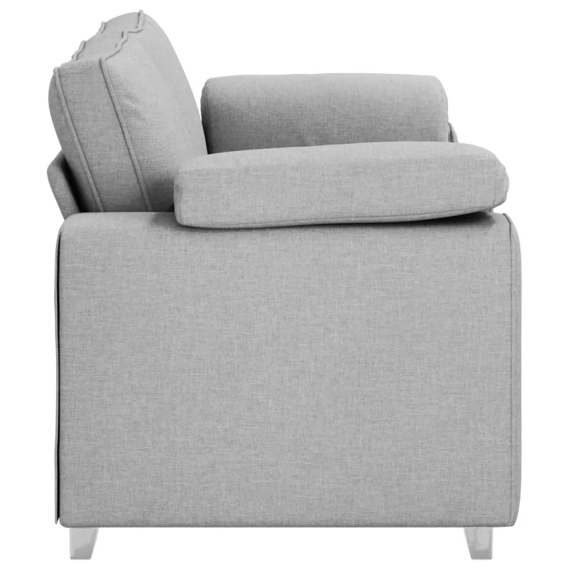 Dvivietė sofa Debesų pilka 180 cm audinys