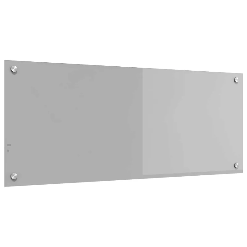 Virtuvės atbraila Šviesiai pilka 100 x 40 cm grūdintas stiklas