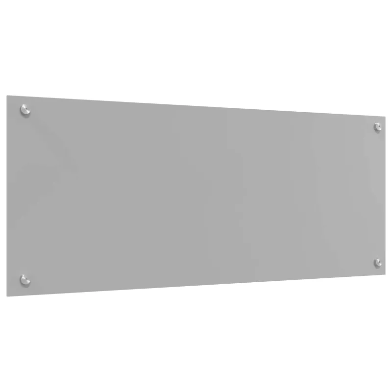 Virtuvės atbraila Šviesiai pilka 100 x 40 cm grūdintas stiklas