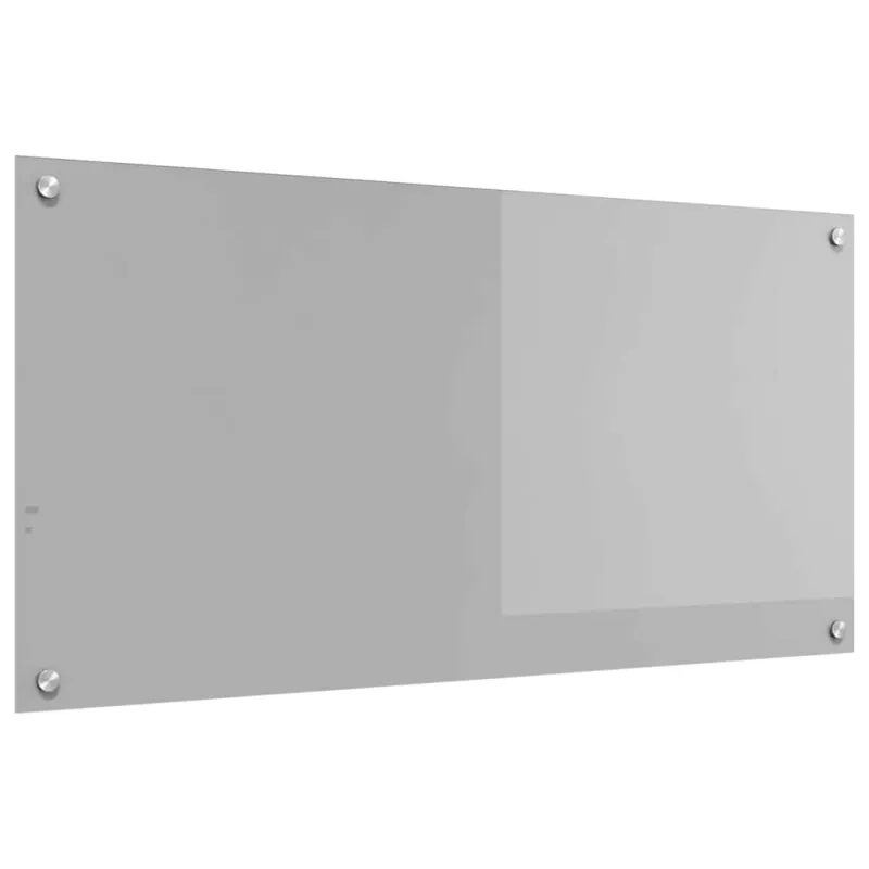 Virtuvės atbraila Šviesiai pilka 100 x 50 cm grūdintas stiklas